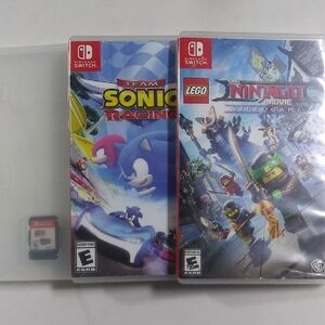 Nintendo Switch Sonic Racing and LEGO Ninjago Games